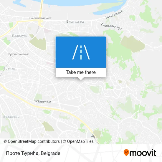 Проте Ђурића map
