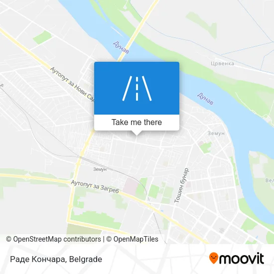 Раде Кончара map