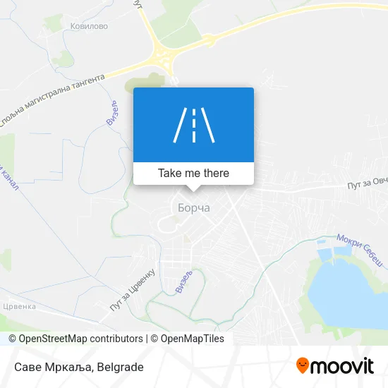 Саве Мркаља map