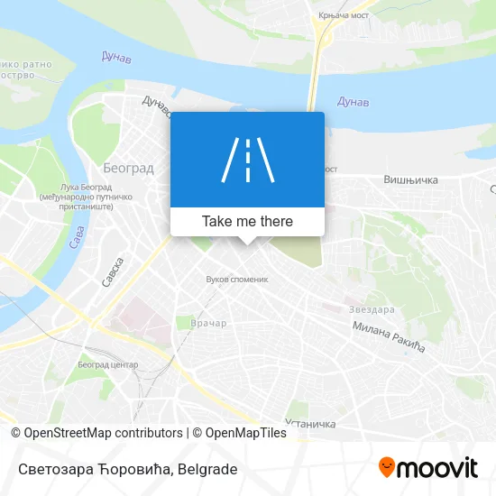 Светозара Ћоровића map