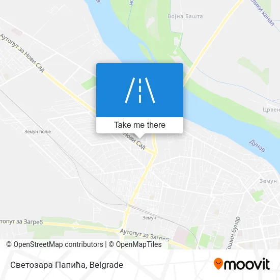 Светозара Папића map