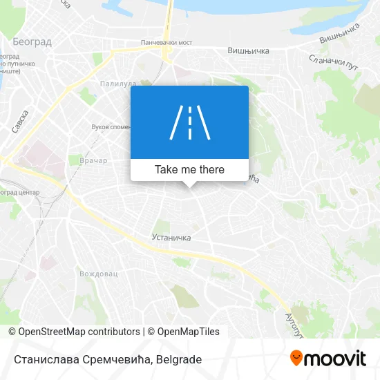 Станислава Сремчевића map