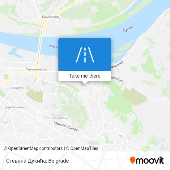 Стевана Дукића map