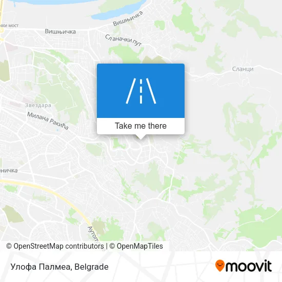 Улофа Палмеа map