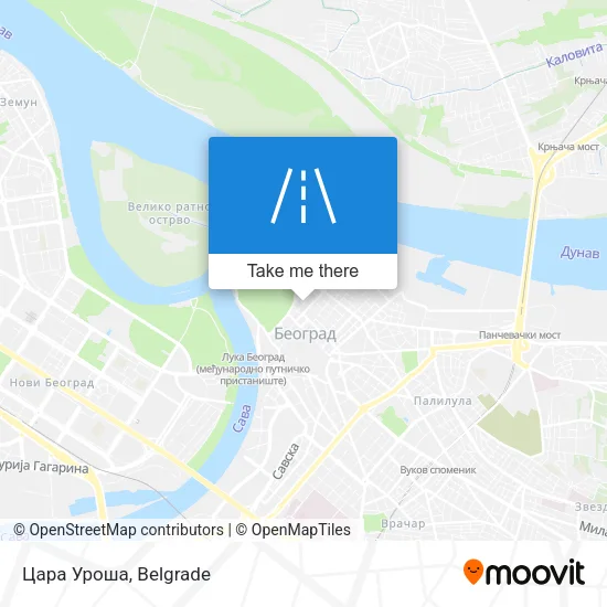 Цара Уроша map