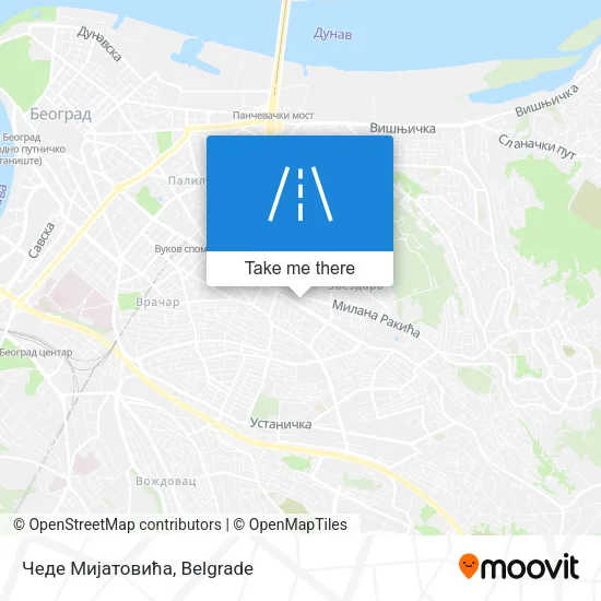 Чеде Мијатовића map