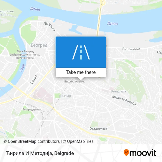 Ћирила И Методија map