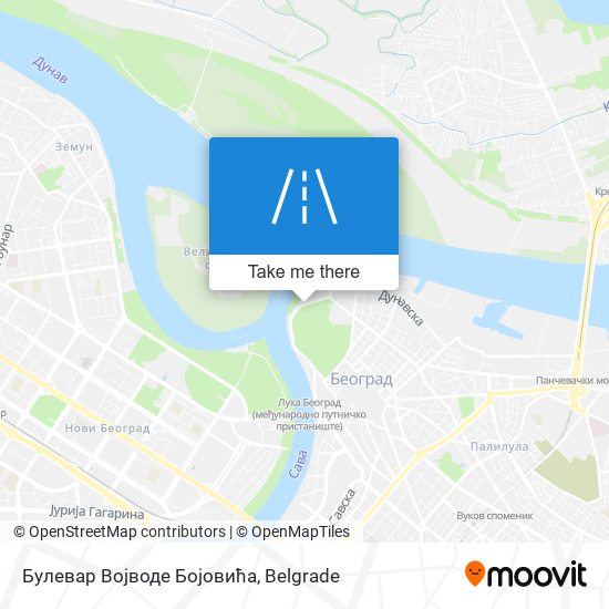Булевар Војводе Бојовића map