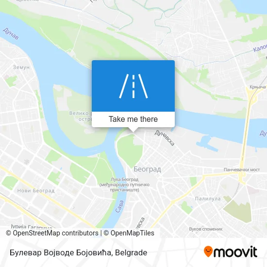 Булевар Војводе Бојовића map