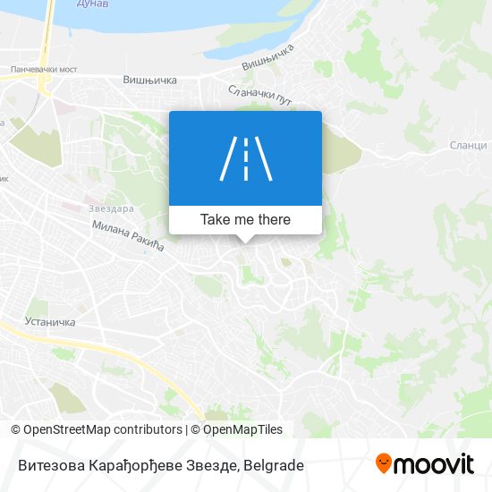 Витезова Карађорђеве Звезде map