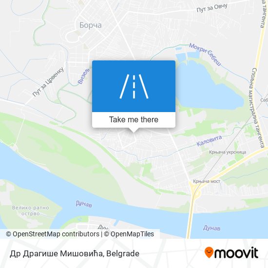 Др Драгише Мишовића map