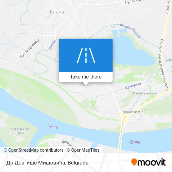 Др Драгише Мишовића map