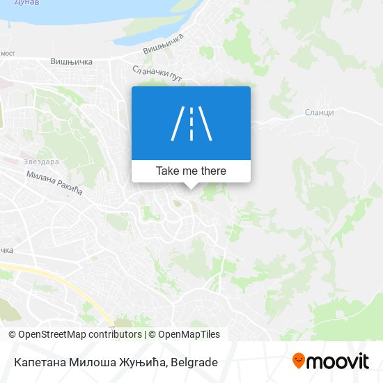 Капетана Милоша Жуњића map