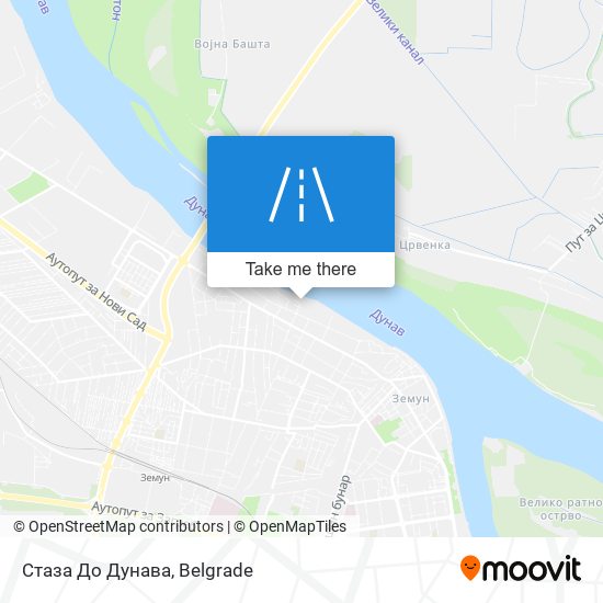 Стаза До Дунава map