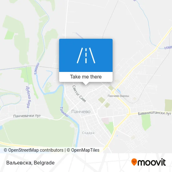Ваљевска map