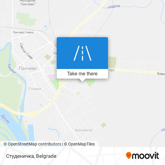 Студеничка map