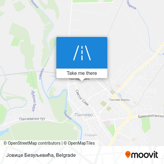 Јовице Безуљевића map