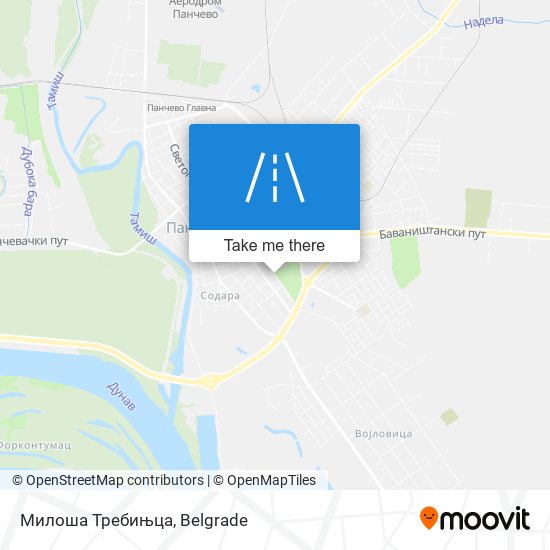 Милоша Требињца map