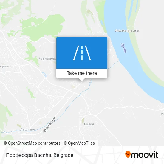 Професора Васића map