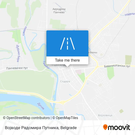 Војводе Радомира Путника map