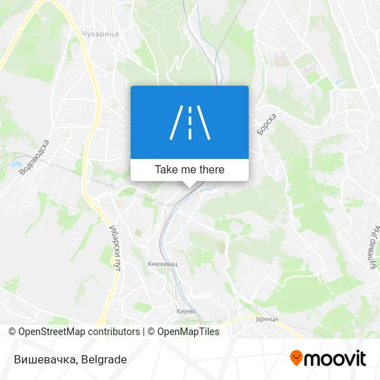 Вишевачка map