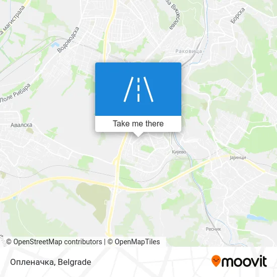 Опленачка map