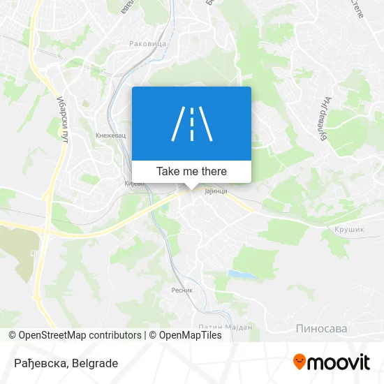 Рађевска map