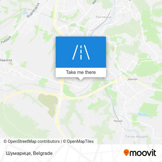 Шумарице map