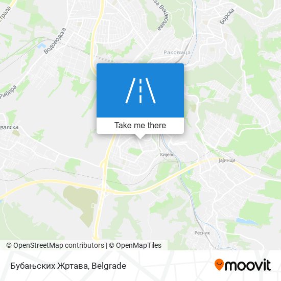 Бубањских Жртава map