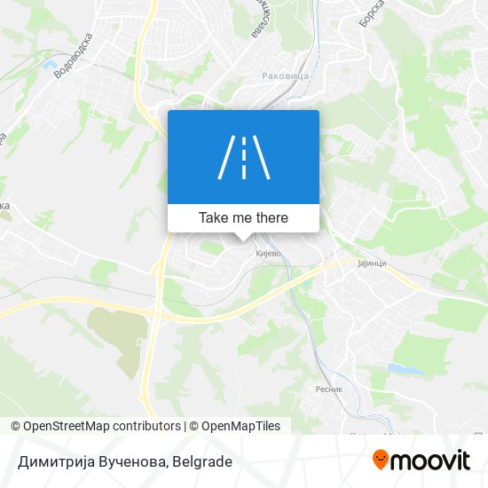 Димитрија Вученова map