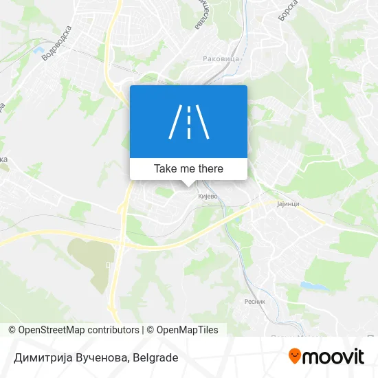 Димитрија Вученова map