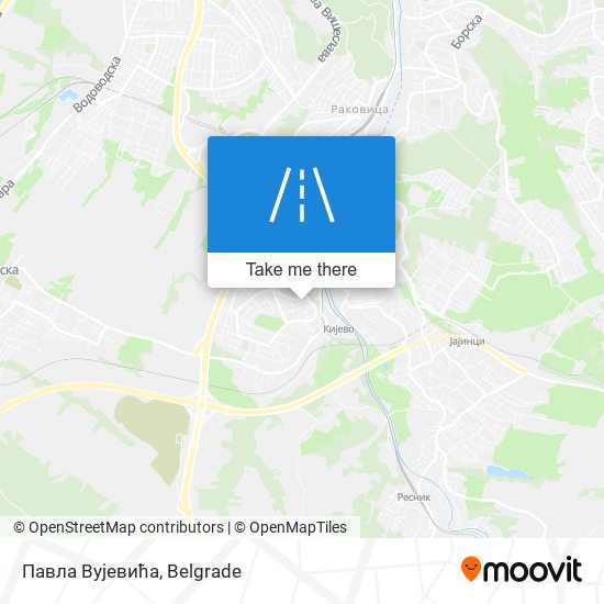 Павла Вујевића map