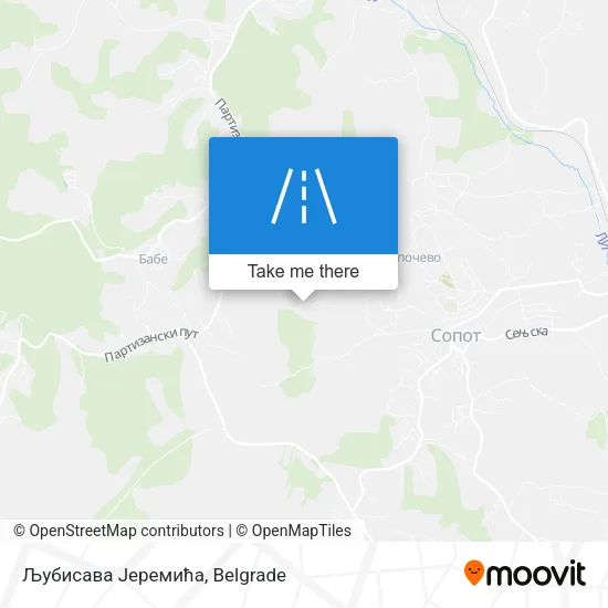Љубисава Јеремића map