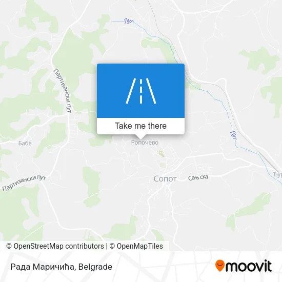 Рада Маричића map