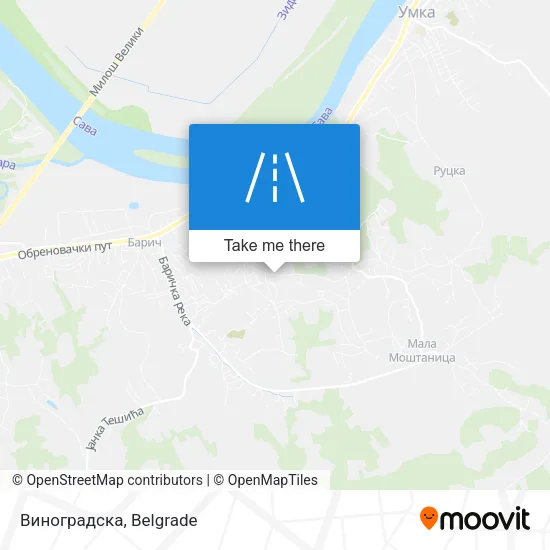 Виноградска map
