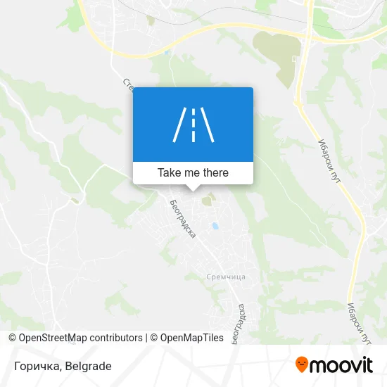 Горичка map