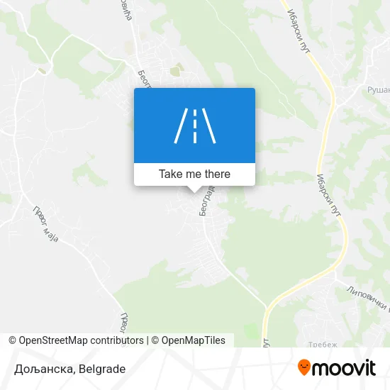 Дољанска map