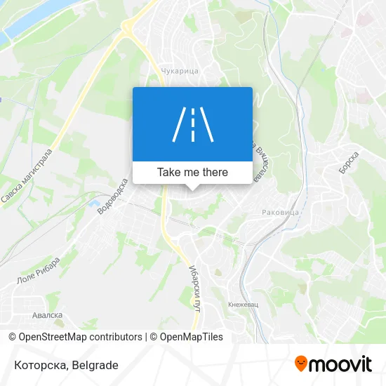 Которска map