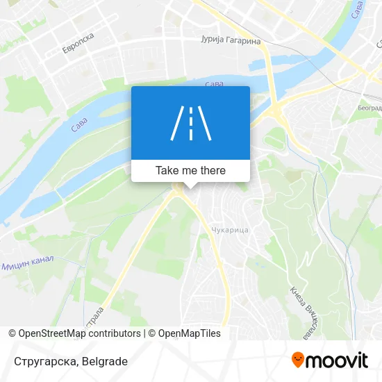 Стругарска map