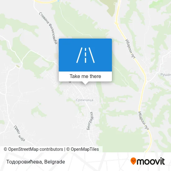 Тодоровићева map