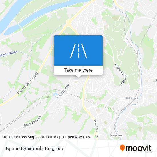 Браће Вучковић map