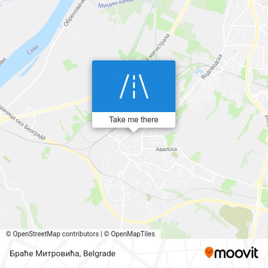 Браће Митровића map