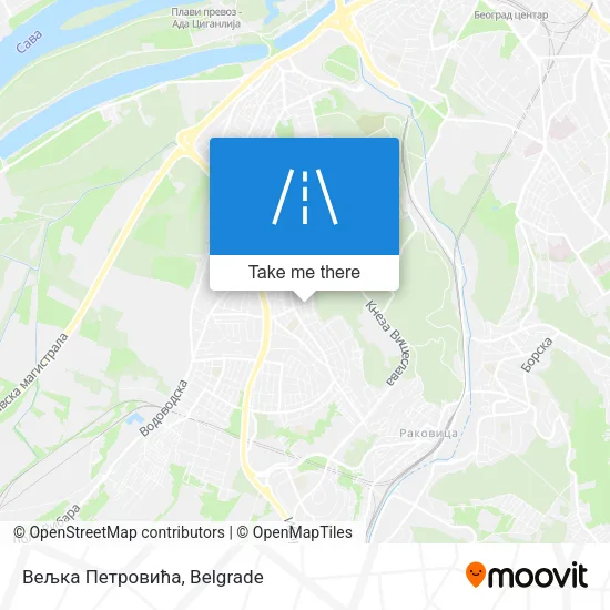 Вељка Петровића map
