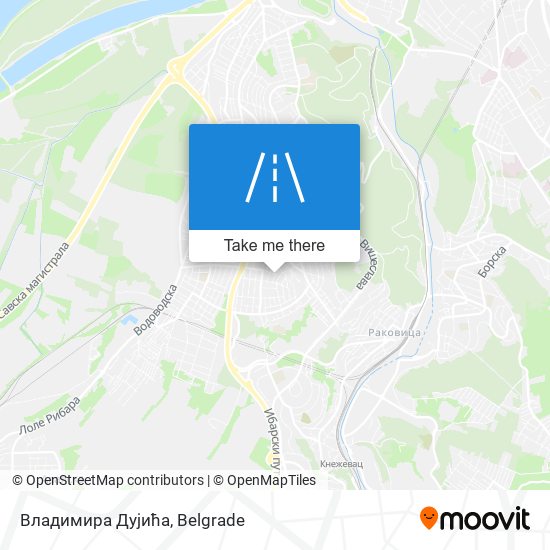 Владимира Дујића map