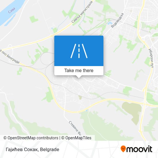Гајићев Сокак map
