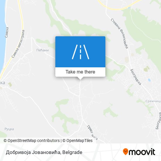 Добривоја Јовановића map