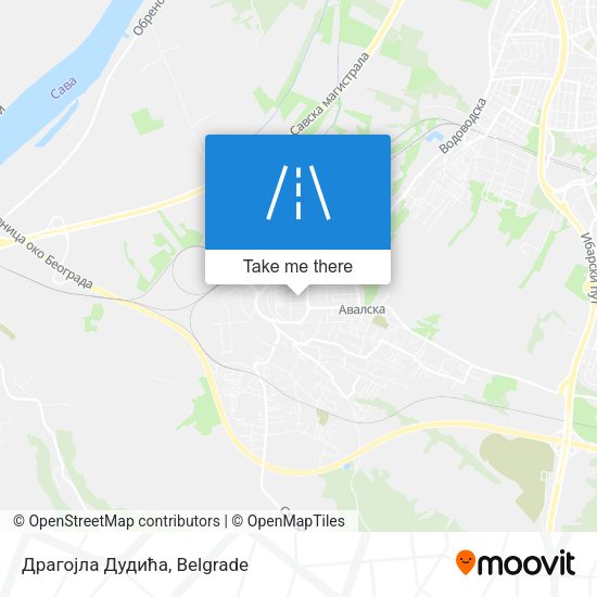 Драгојла Дудића map