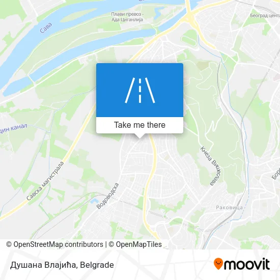 Душана Влајића map