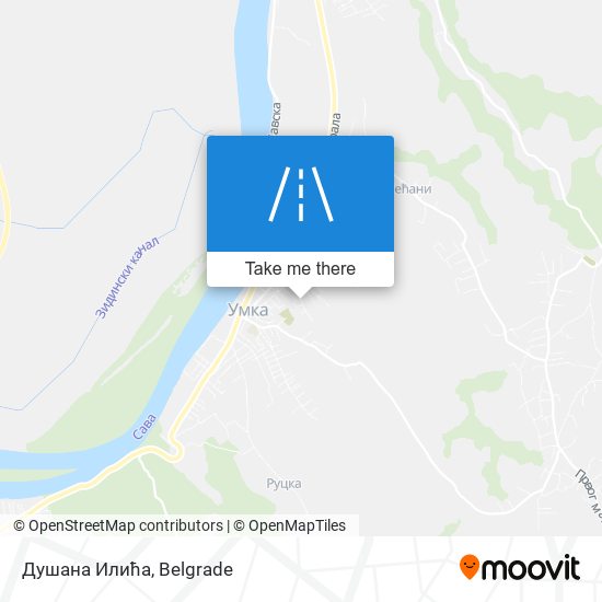 Душана Илића map