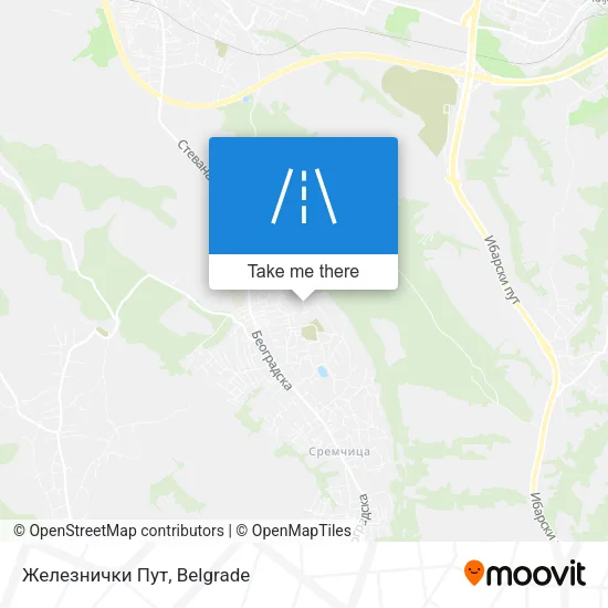 Железнички Пут map